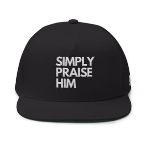 Copy of Bless Up God Premium Embroidered Flat Bill Cap