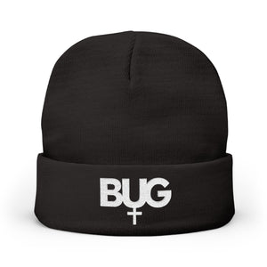 Bless Up God BUG Knit Embroidered Beanie