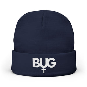 Bless Up God BUG Knit Embroidered Beanie
