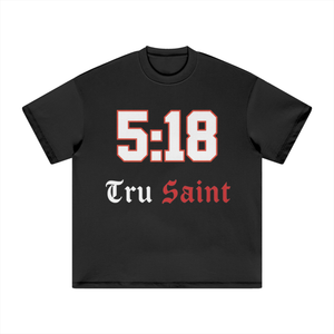 Tru Saint X 5:18 Red Heavyweight Unisex Tee