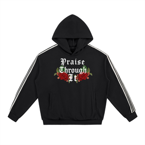 Tru Saint Red Praise Thru It Hoodie