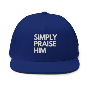 Copy of Bless Up God Premium Embroidered Flat Bill Cap