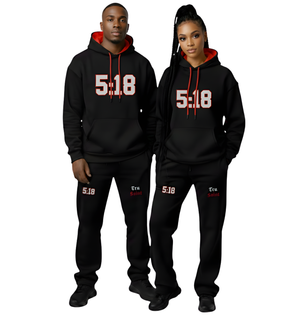 Tru Saint x 5:18 Drawstring Angel Wing Hoodie