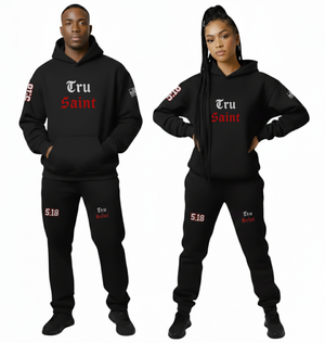 Tru Saint x 5:18 Oversized Fit Angel Wings Hoodie