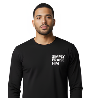 Simply Praise Him Signature Unisex Long Sleeve Tee