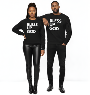 Bless Up God Signature Unisex Crewneck Sweatshirt