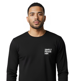 Simply Praise Him Signature Unisex Long Sleeve Tee
