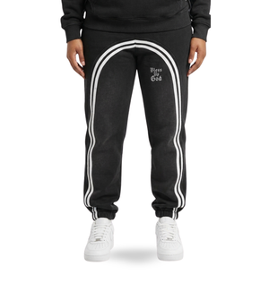 Bless Up God Faded Jogger Sweat Pants