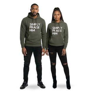 Simply Praise Him Loose Fit Hoodie
