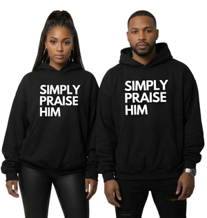 Simply Praise Him Oversized Fit Hoodie