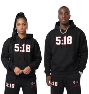 Tru Saint x 5:18 Drawstring Angel Wing Hoodie