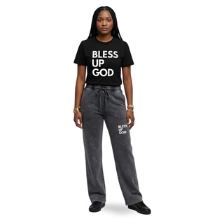 Women's Bless Up God Vintage Sweat Pants