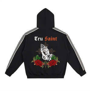 Tru Saint Orange Praise Thru It Hoodie