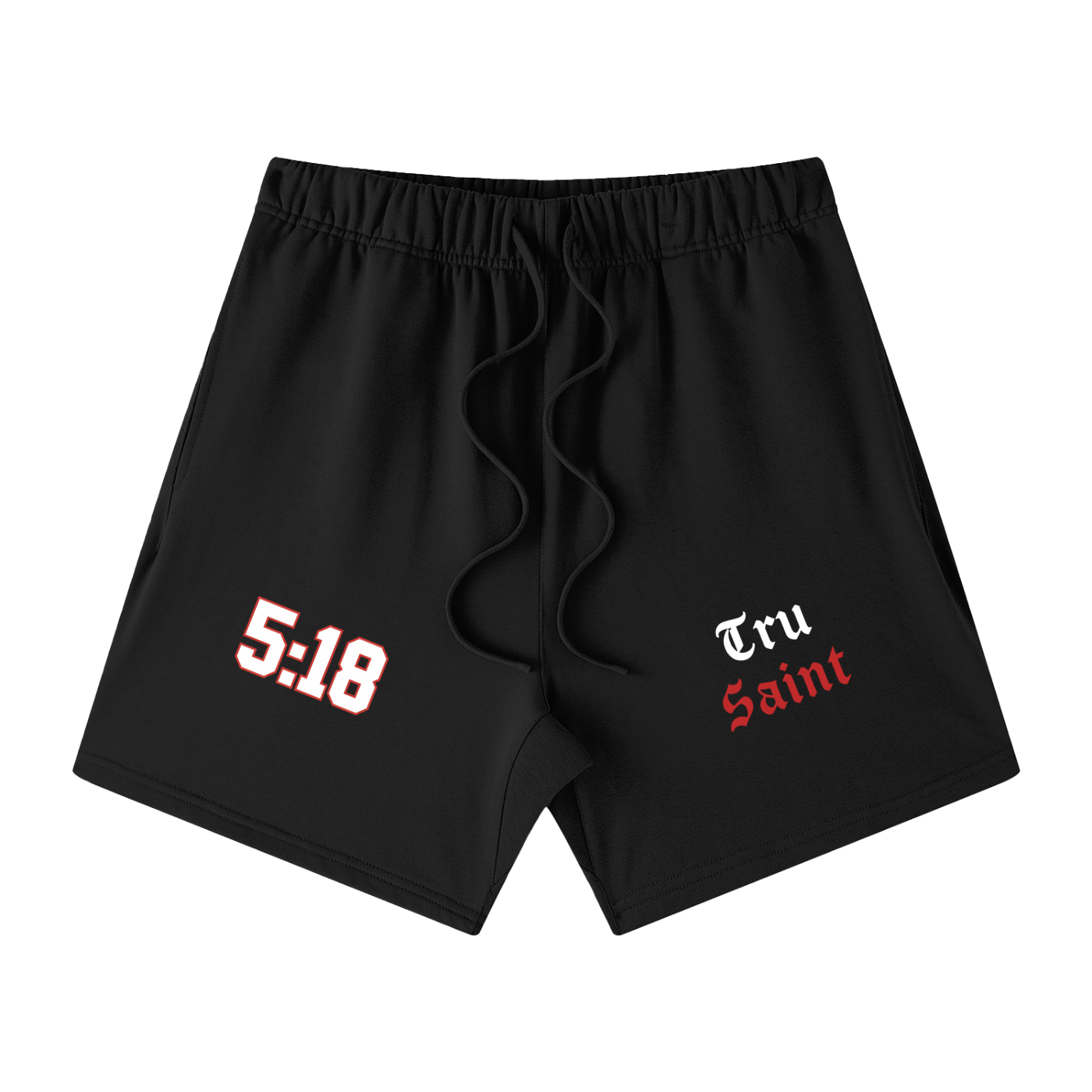 Tru Saint X 5:18 Red Loose Fit Shorts
