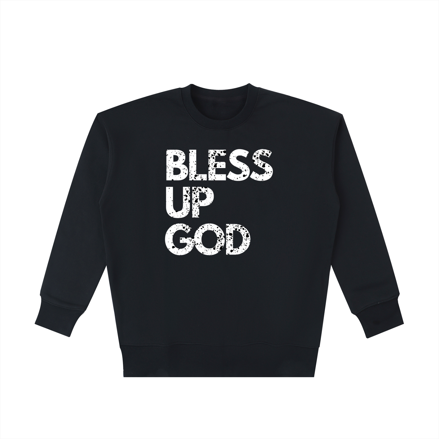 Bless Up God Premium Distressed Sweatshirt