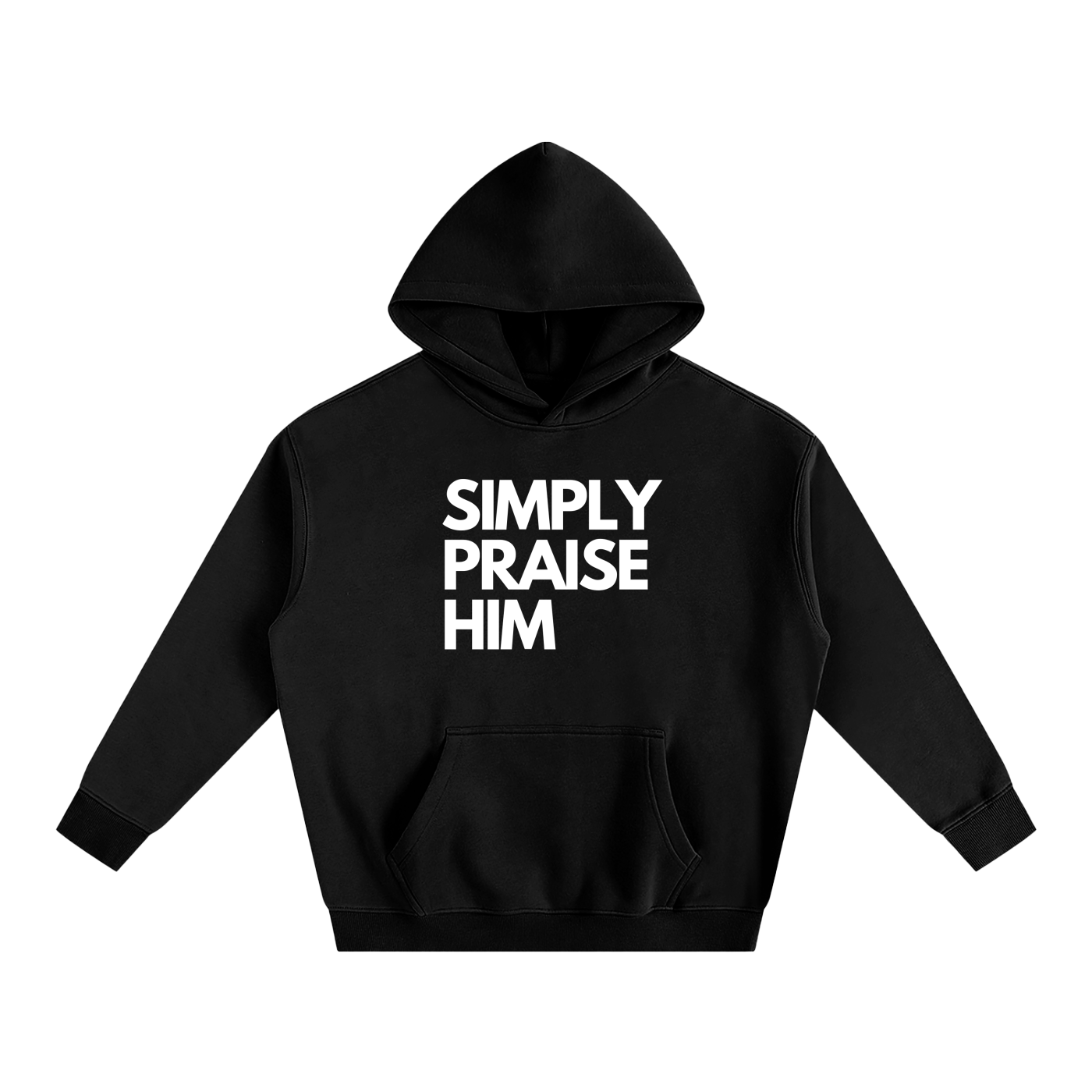Simply Praise Him Oversized Fit Hoodie