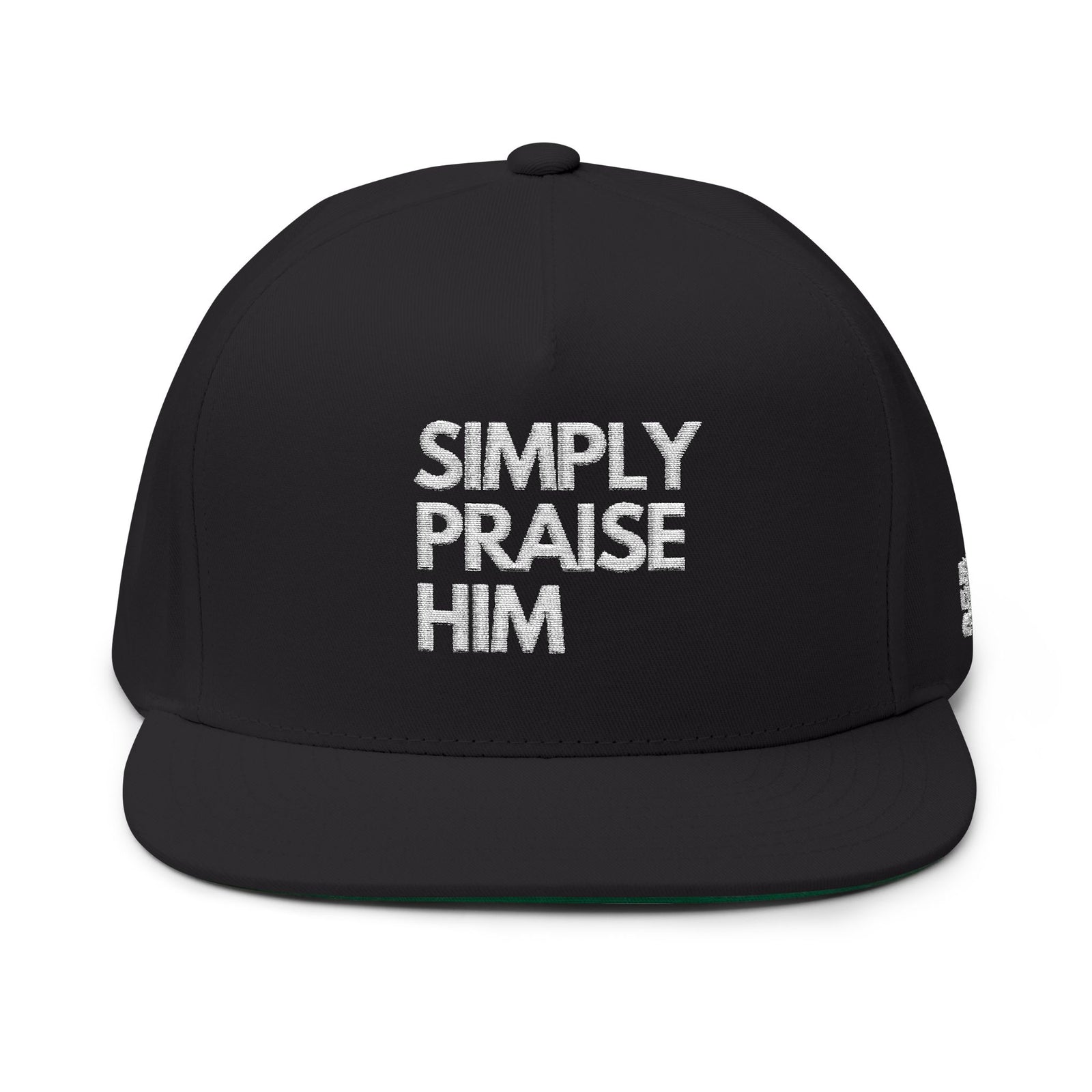 Copy of Bless Up God Premium Embroidered Flat Bill Cap