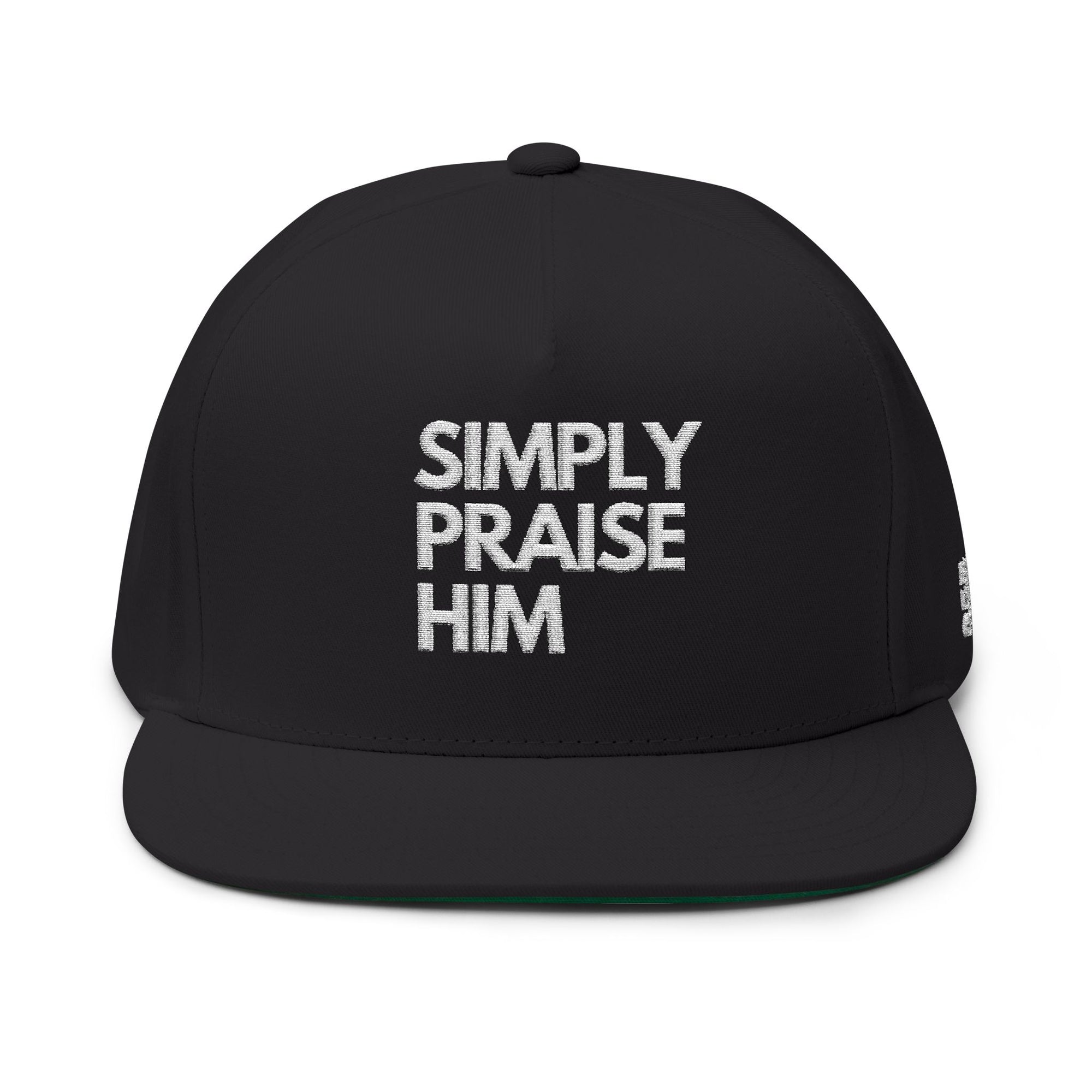 Copy of Bless Up God Premium Embroidered Flat Bill Cap