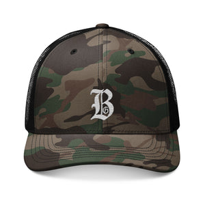 Bless Up God BG Premium Camouflage Trucker Hat