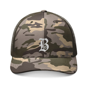 Bless Up God BG Premium Camouflage Trucker Hat