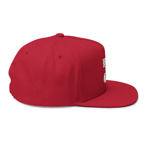 Bless Up God Old English Flat Bill Snapback