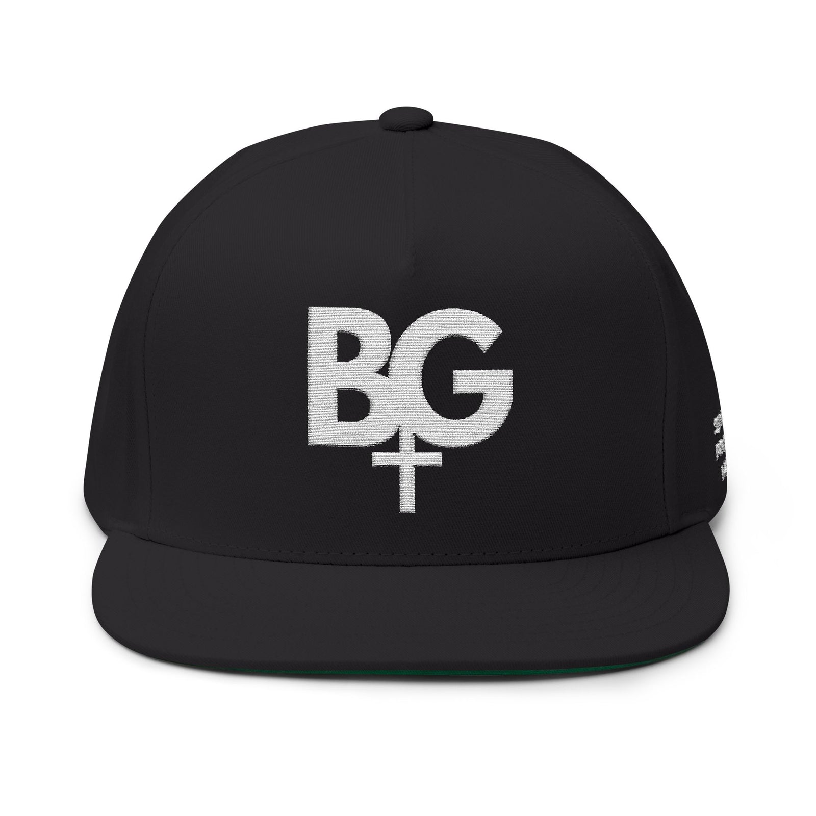 Bless Up God Cross Premium Embroidered Flat Bill Snapback