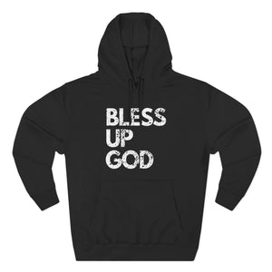 Bless Up God Premium Distressed Unisex Hoodie