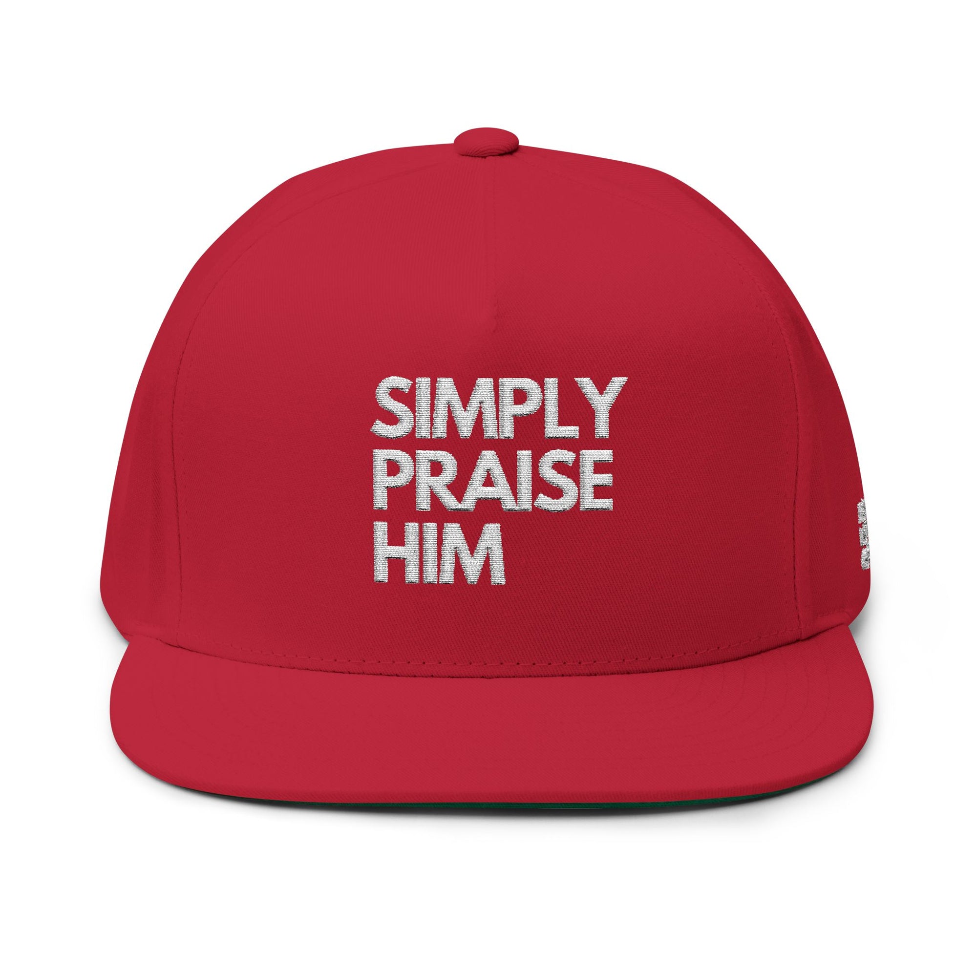 Copy of Bless Up God Premium Embroidered Flat Bill Cap