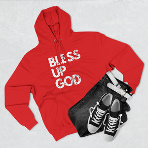 Bless Up God Distressed Premium Hoodie - Unisex