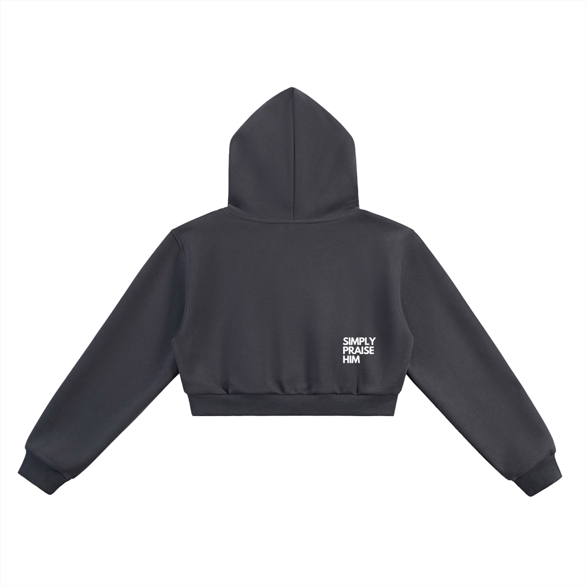 Women's Bless Up God Cropped Hoodie