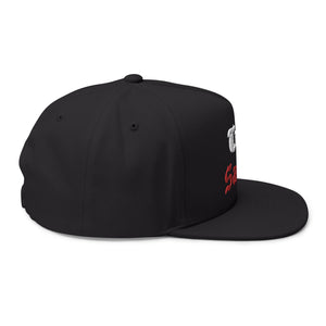 Tru Saint Red Embroidered Flat Bill Snapback
