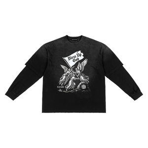 Bless Up God Triple Angel Tee