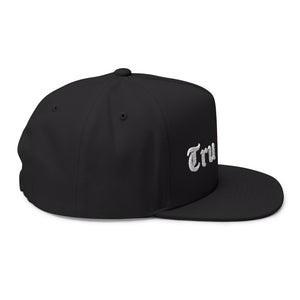 Tru Saint Red Premium Embroidered Flat Bill Snapback