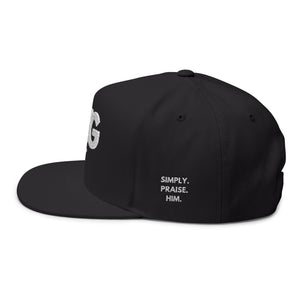 Bless Up God Premium Embroidered Flat Bill Cap
