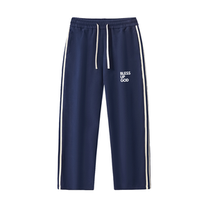 Bless Up God Side Stripe Sweat Pants