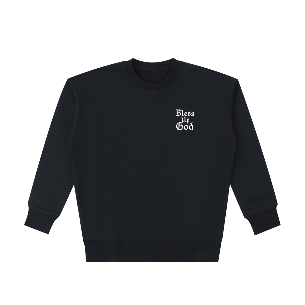 Bless Up God Old English Pocket Premium Sweatshirt