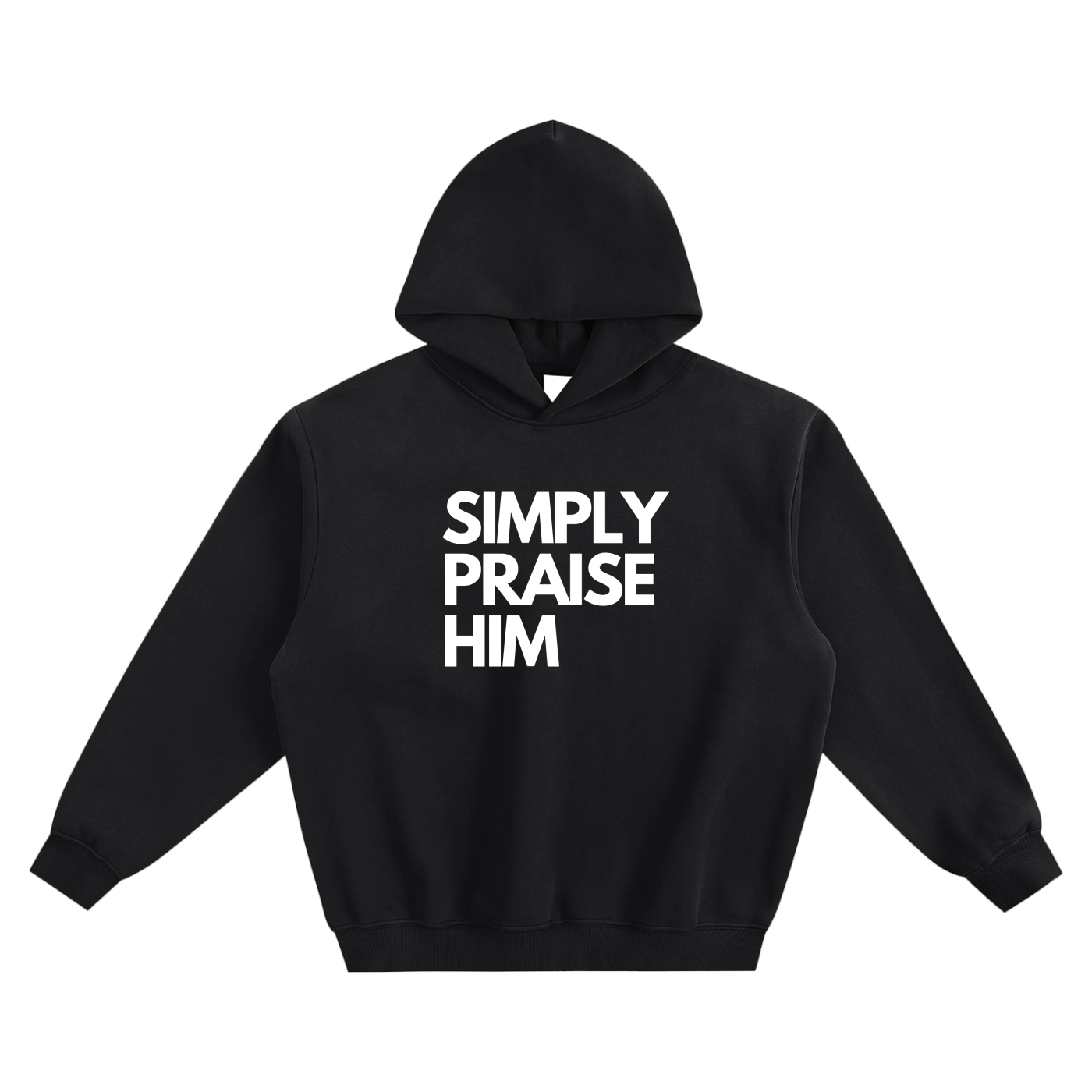 Simply Praise Him Loose Fit Hoodie
