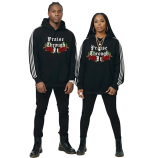 Tru Saint Red Praise Thru It Hoodie