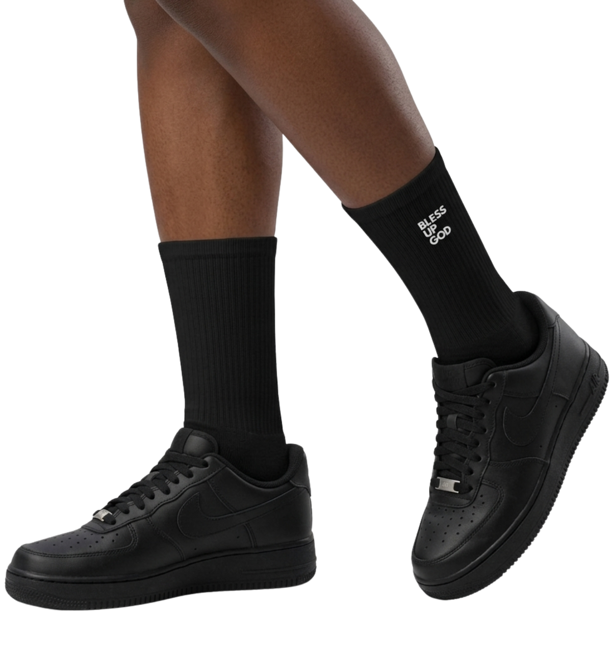 Bless Up God Crew Socks