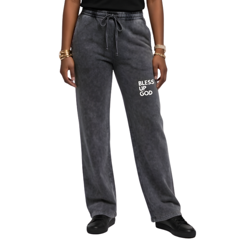 Women's Bless Up God Vintage Sweat Pants