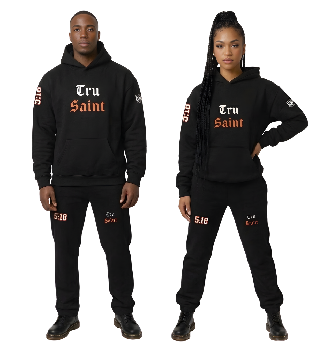 Tru Saint x 5:18 Orange Sweat Pants