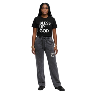 Women's Bless Up God Vintage Sweat Pants