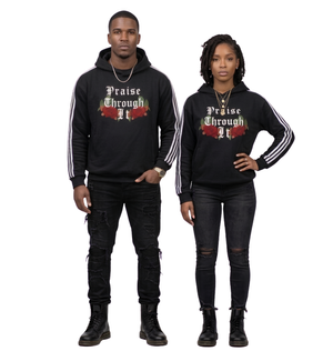 Tru Saint Orange Praise Thru It Hoodie