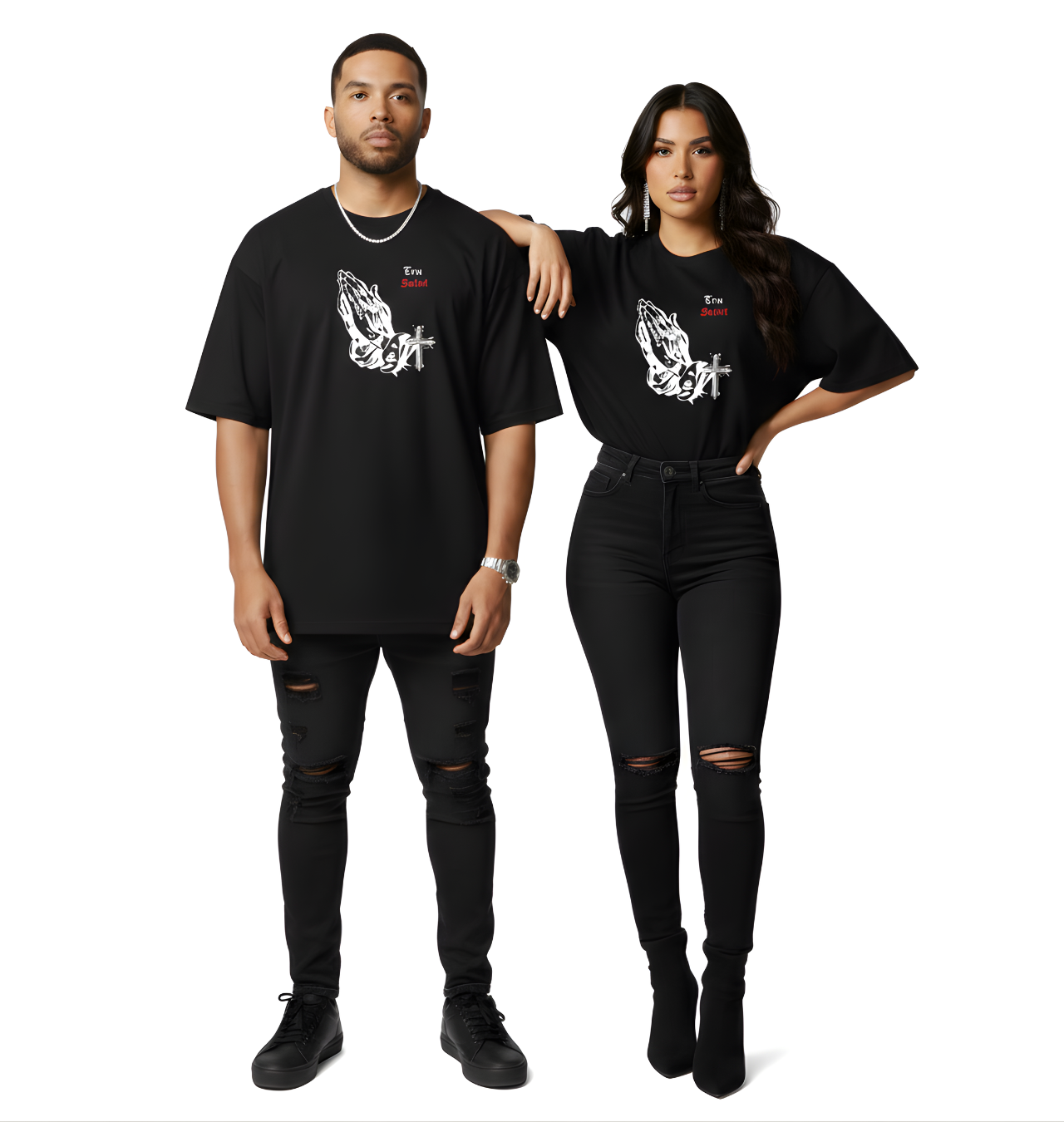 Tru Saint Believe Unisex Oversized Tee