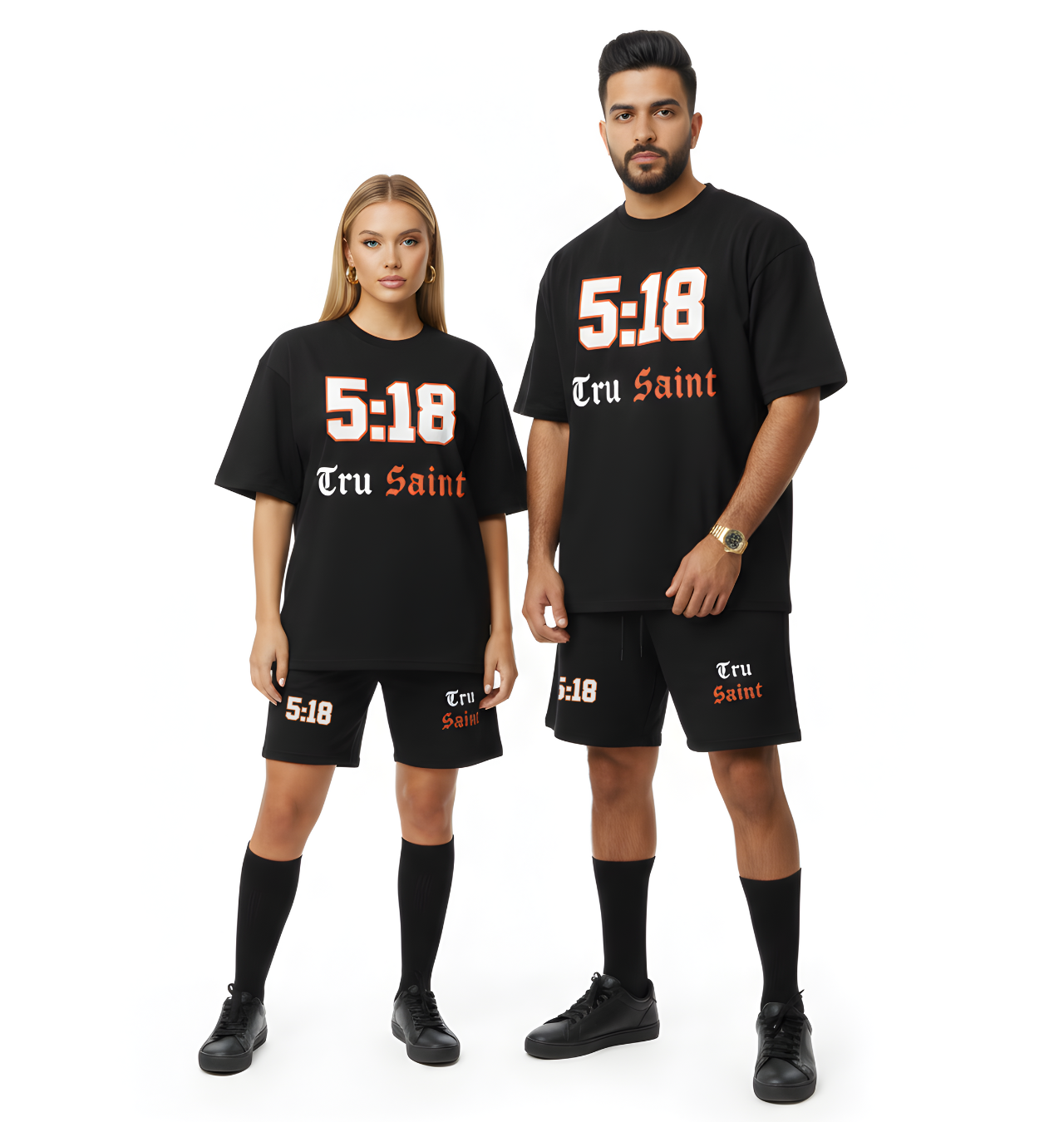 Tru Saint X 5:18 Orange Heavyweight Unisex Tee