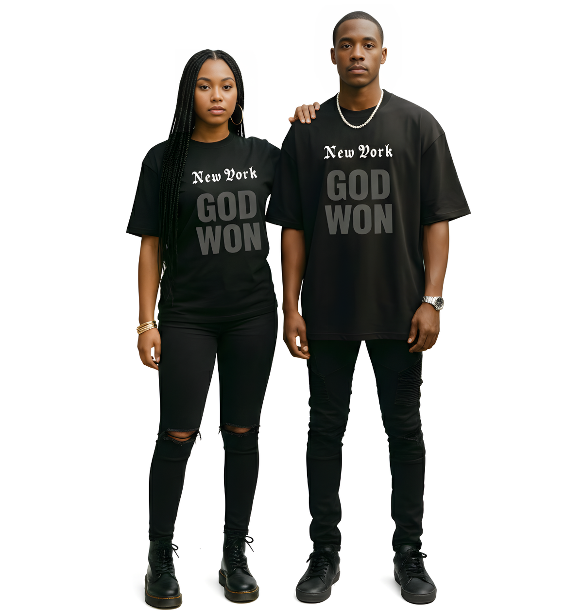 God Won NY Heavyweight Unisex Tee