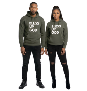 Bless Up God Loose Fit Hoodie