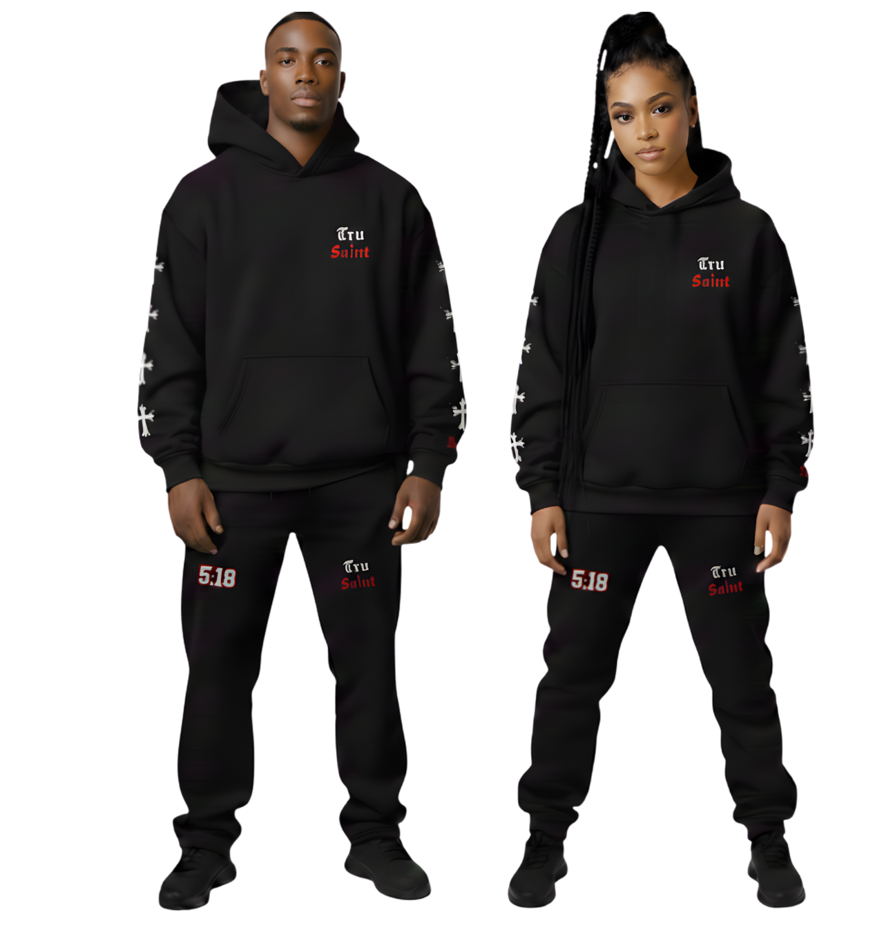 Tru Saint x BUG Oversized Fit Angel Hoodie