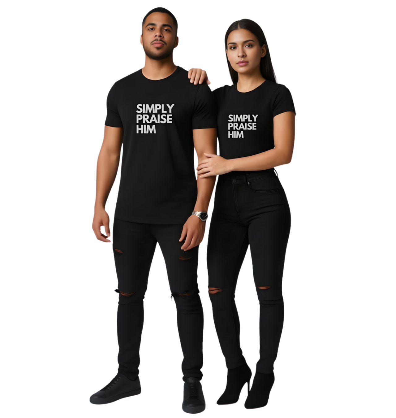 Simply Praise Him Signature Unisex Tee