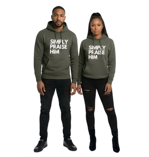 Simply Praise Him Loose Fit Hoodie